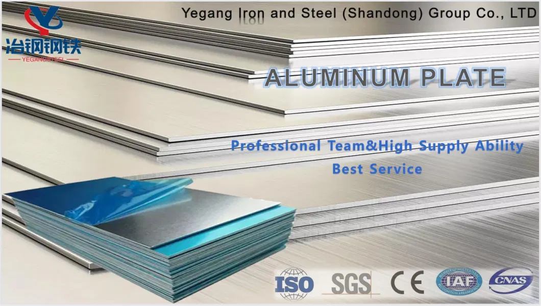 Sheet Coil/Plate 5052 6061 7075 Aluminum / 1060 3003 5083 Aluminum Alloy Aluminum Plate Is Alloy Mill Finish 6000 Series T3-T8 Used for Building Exterior Uphols