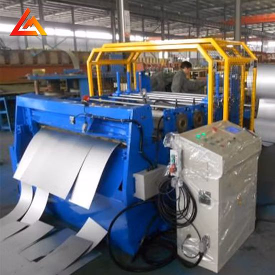 Automatic Color Steel Coil Simple Re-Coiling Line Pre-Leveling Slitting Shearing Cutting Cut to Length Line Machine