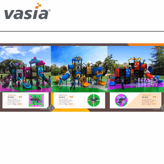 Vasia Residential Plastic Slide Outdoor Playground Toys/Used Outdoor Kids Game/Outdoor Playground Equipment for Children